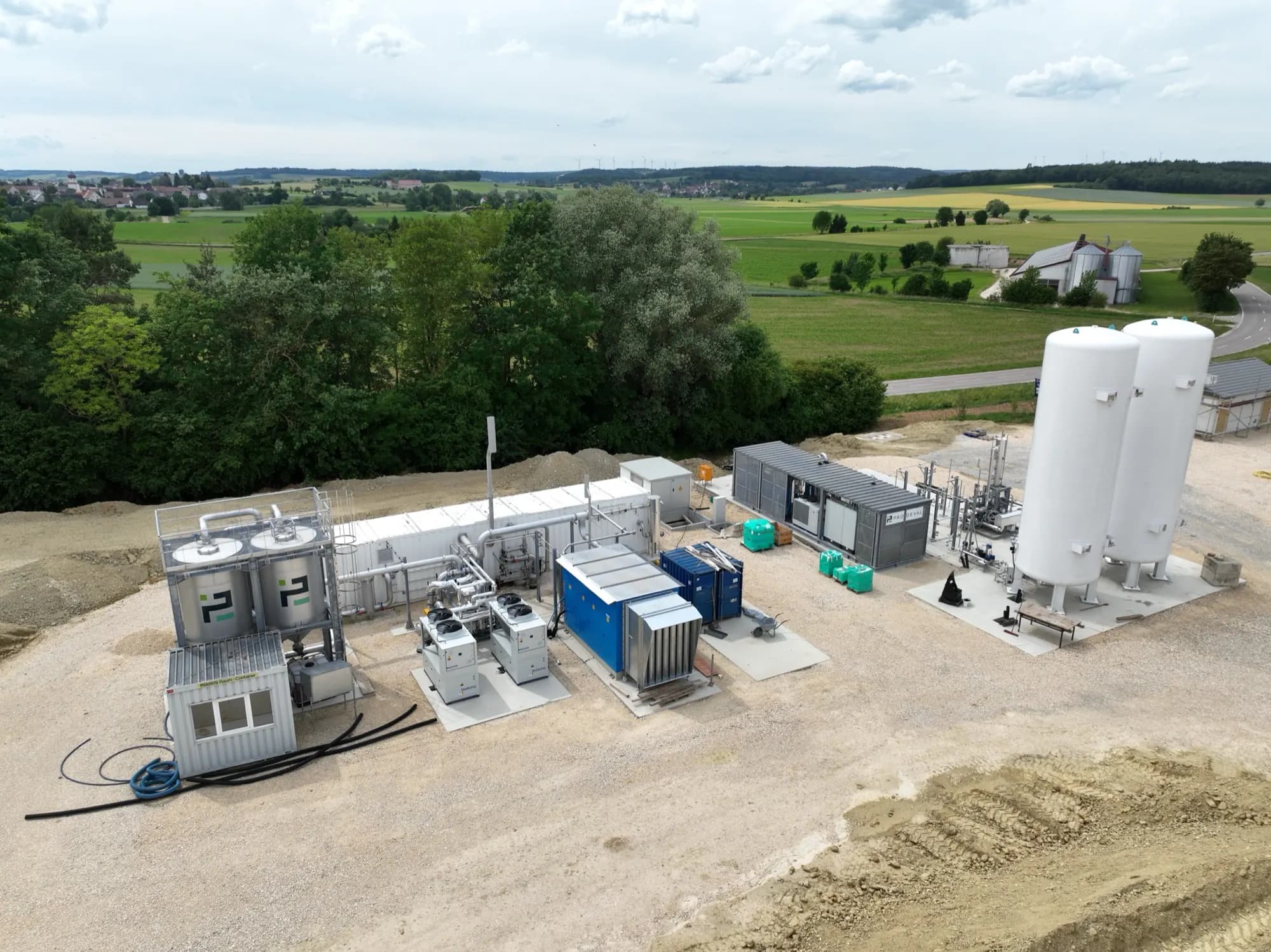 Methanaufbereitung der Biogasanlage Ziertheim